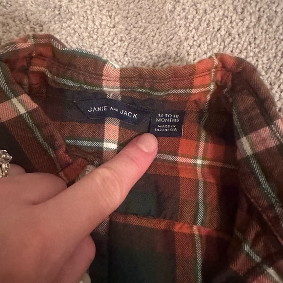 Janie and jack flannel - Picture 2 of 3